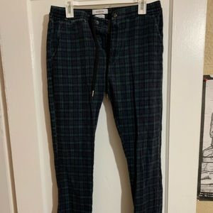 Urban outfitters plaid joggers size Medium
